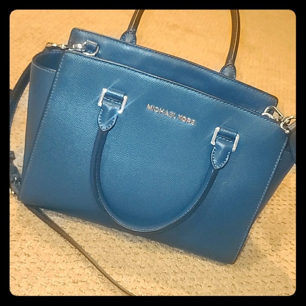 Micheal korsSelma Medium Saffiano Leather Satchel